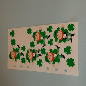 Stickopotamus Binder Stickers Shamrocks Leprechaun Dancing St. Patrick's Day